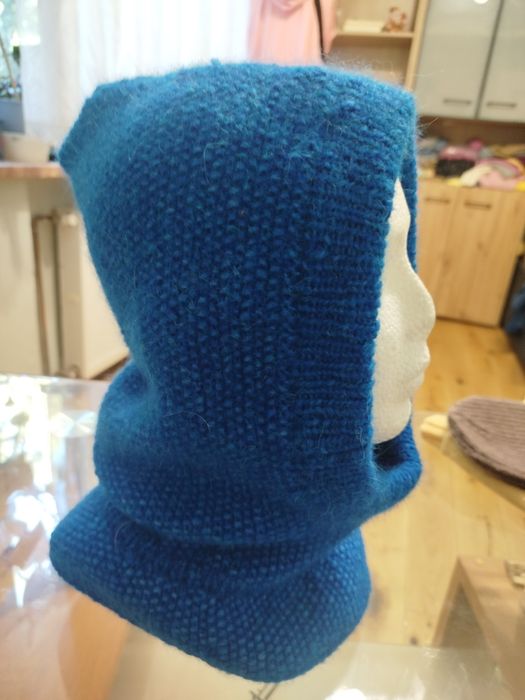 Balaclava damska hand made alpaka / poliamid / wełna