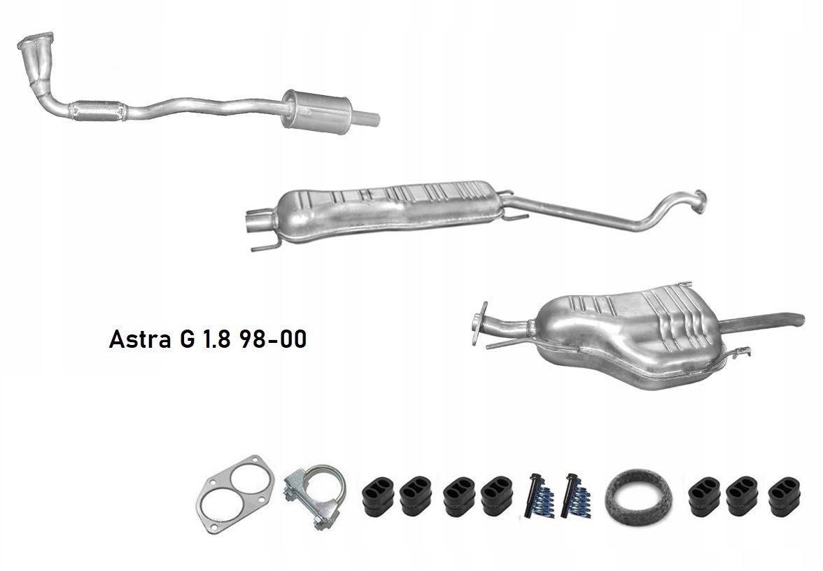 Глушник резонатор Opel Astra F/G/H/J Vectra A/B/C Corsa/ Zafira/Omega