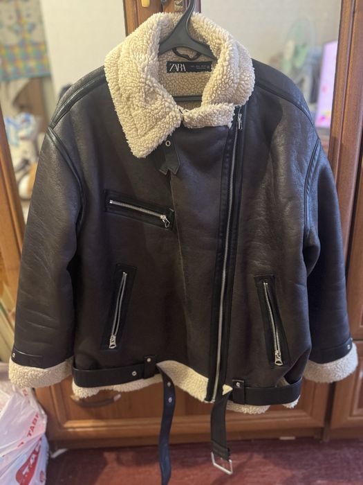 Куртка дублянка Zara розмір L 48