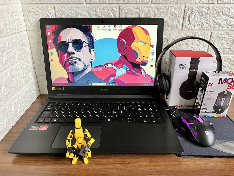 Игровой Acer на Ryzen + Vega + SSD + игры + комплект