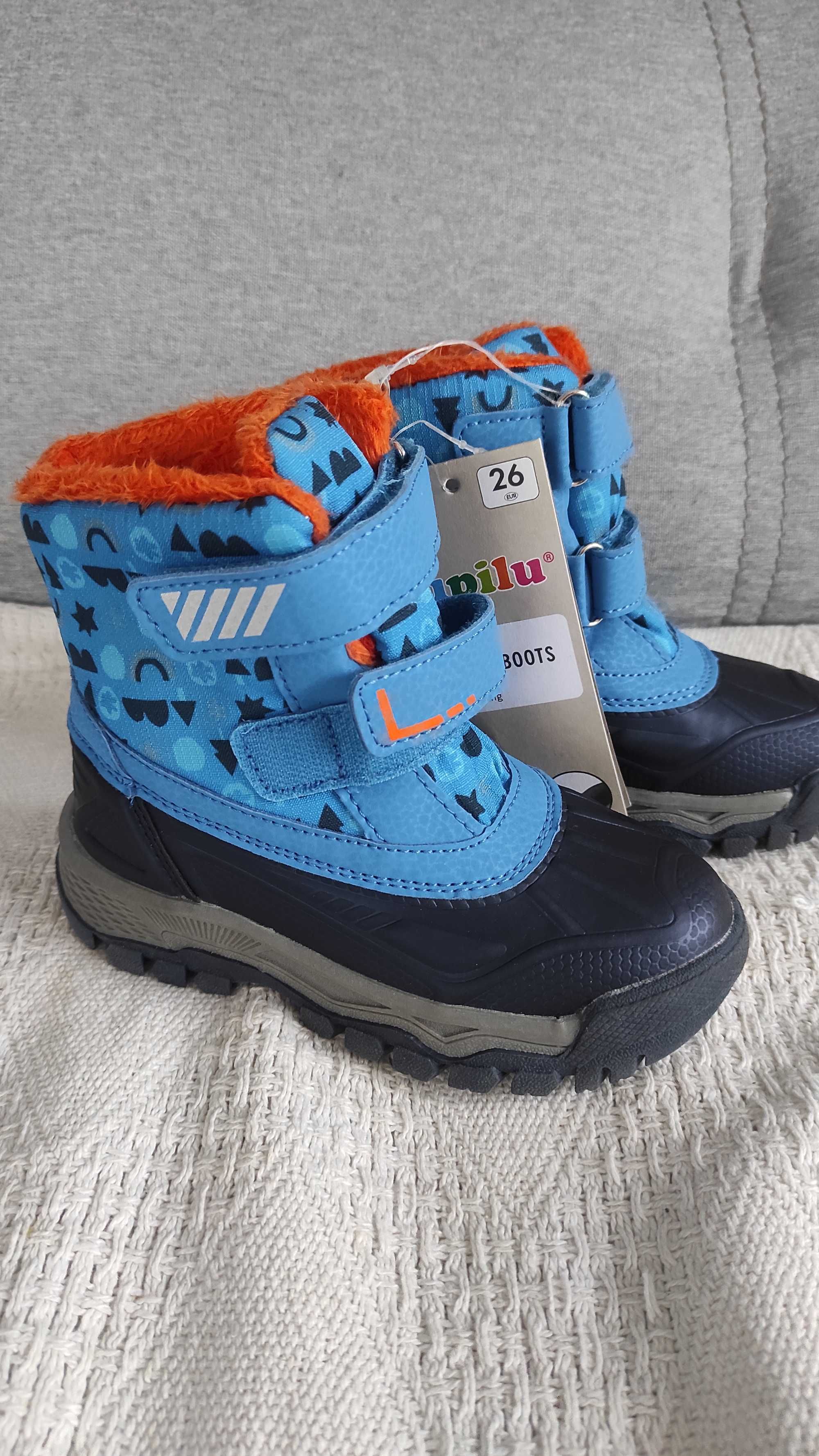 NOWE buty zimowe/ śniegowce Lupilu rozm. 26