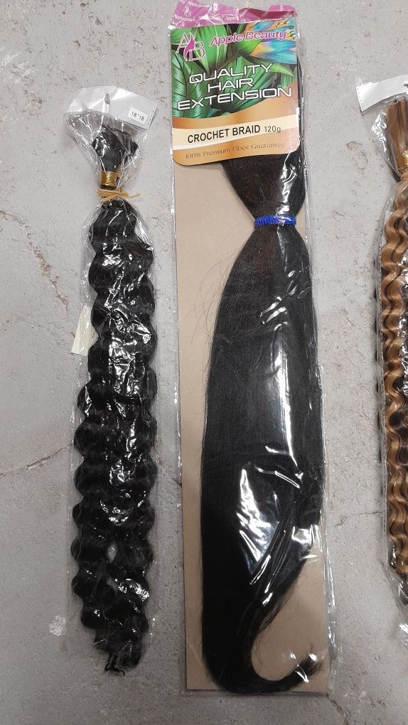 2 montes Aplique de cabelo de teias para gipsy braids