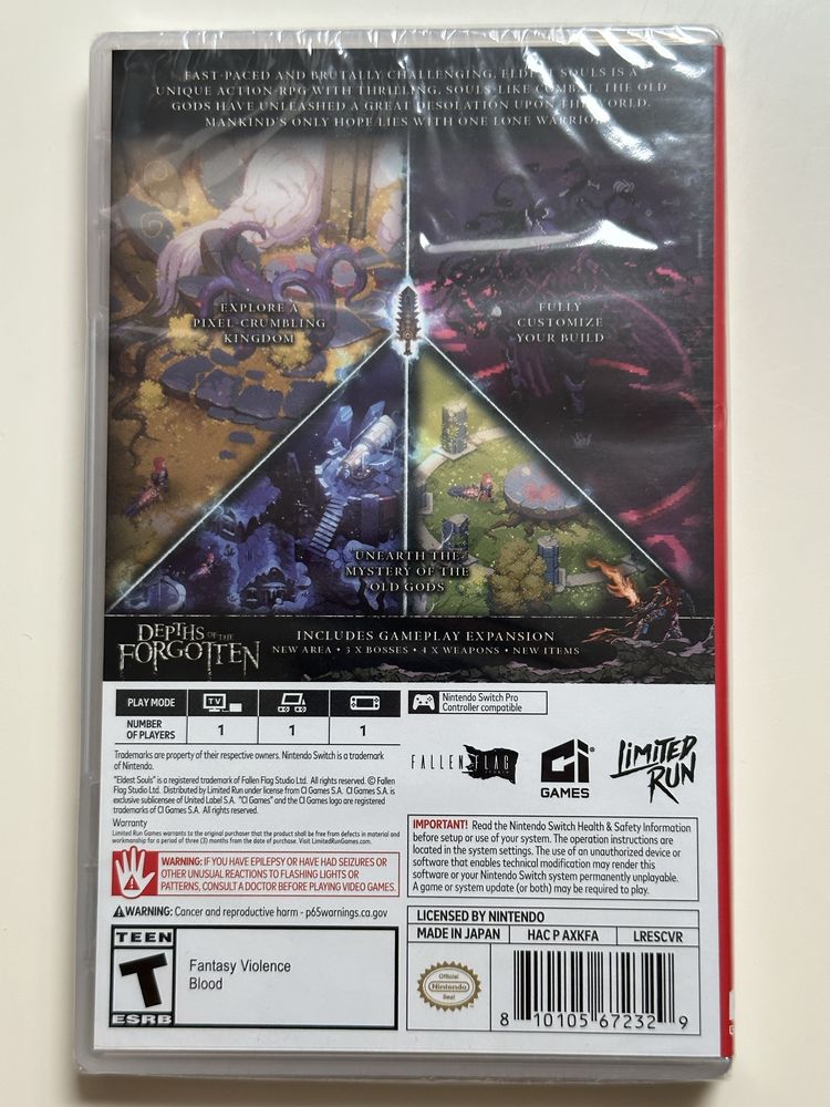 Eldest souls switch limited run