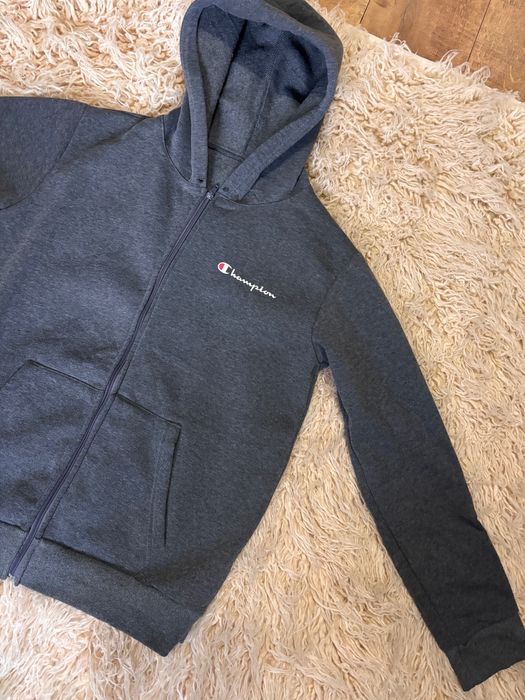 Szara bluza rozpinana Champion