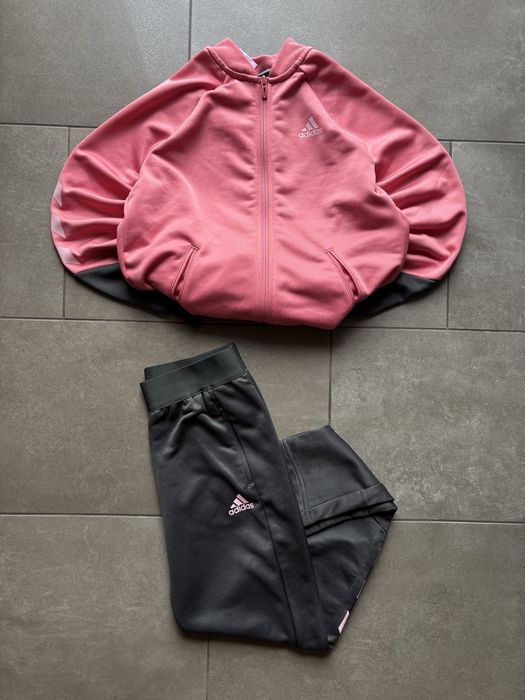 Dres sportowy Adidas czarno różowy Vintage