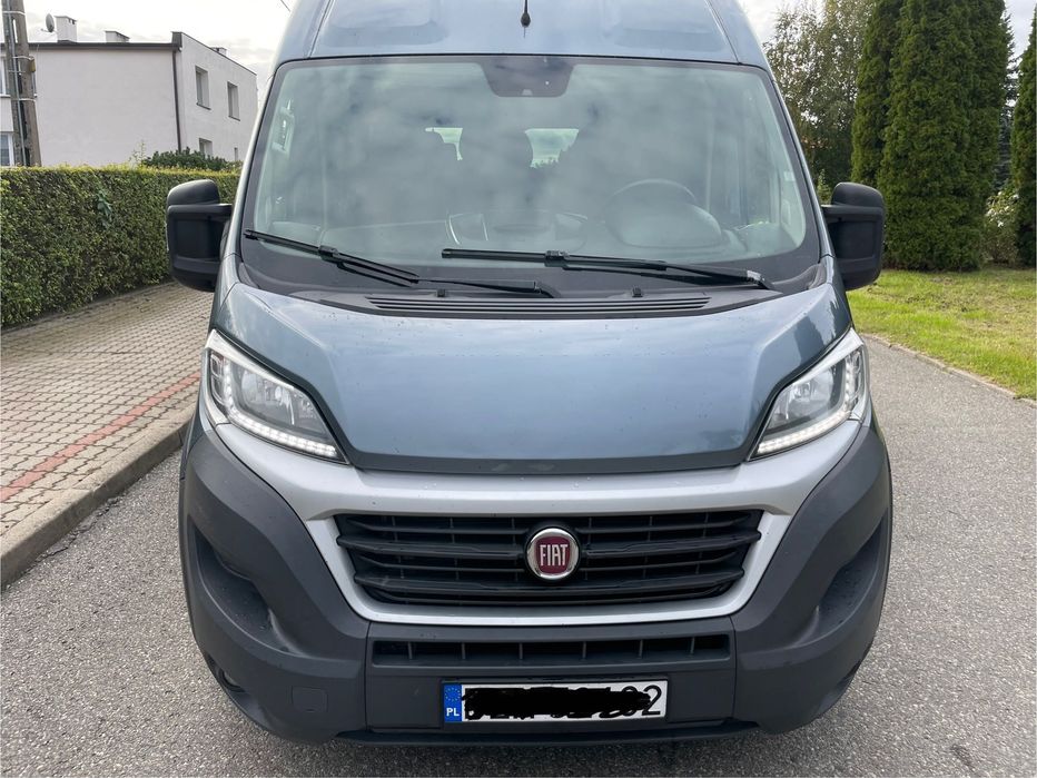 Piękny Bus Fiat Ducato 2.3 Diesel. LED.9 osobowy. Podwyższony. Zamiana