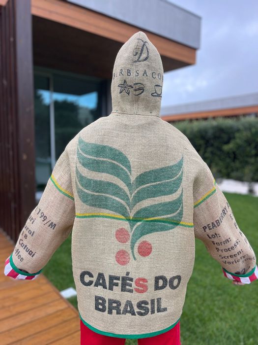 Casaco de saco de café Coffee Bag Jacket Coat