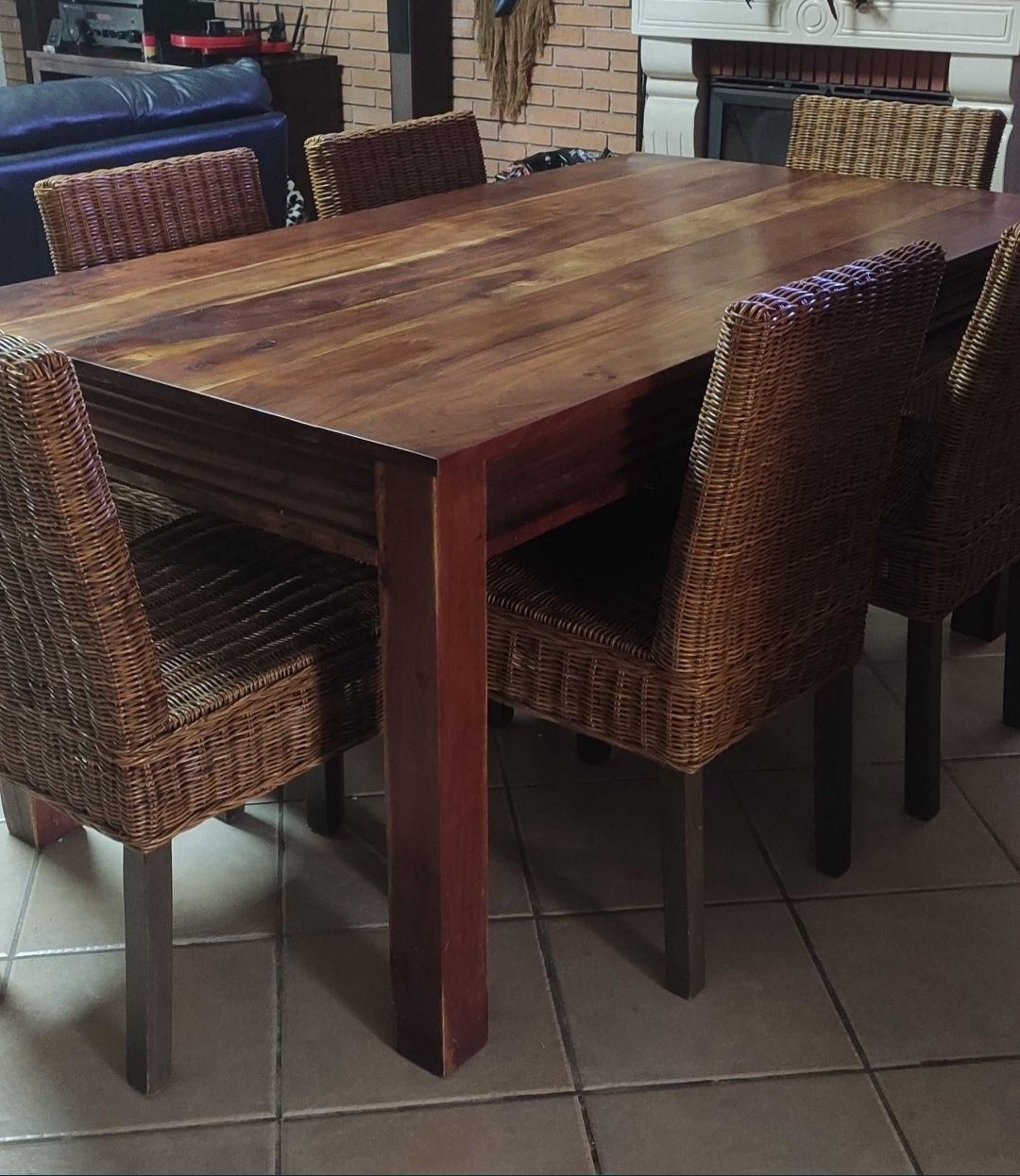 6 cadeiras em Rattan Natural, lindas! VENDIDO