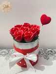 Box de rosas de sabão