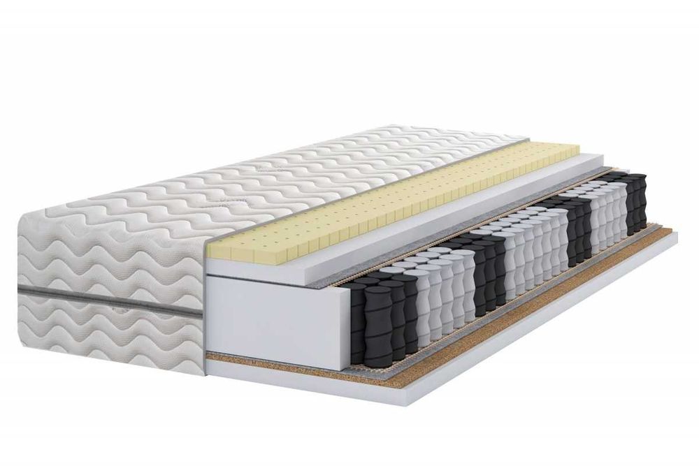 Materac kieszeniowy Pocket 7 stref LATEKS KOKOS H3/H4 190x200