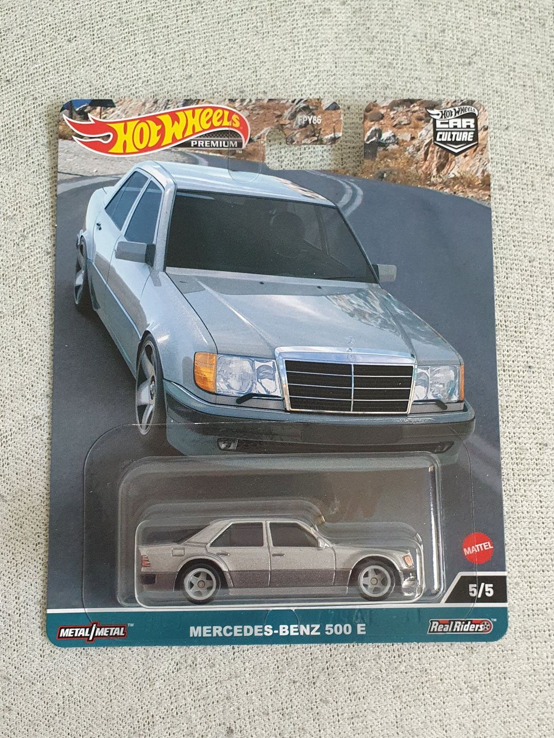 Hot Wheels Mercedes 500E W124 Premium Canyon Warriors