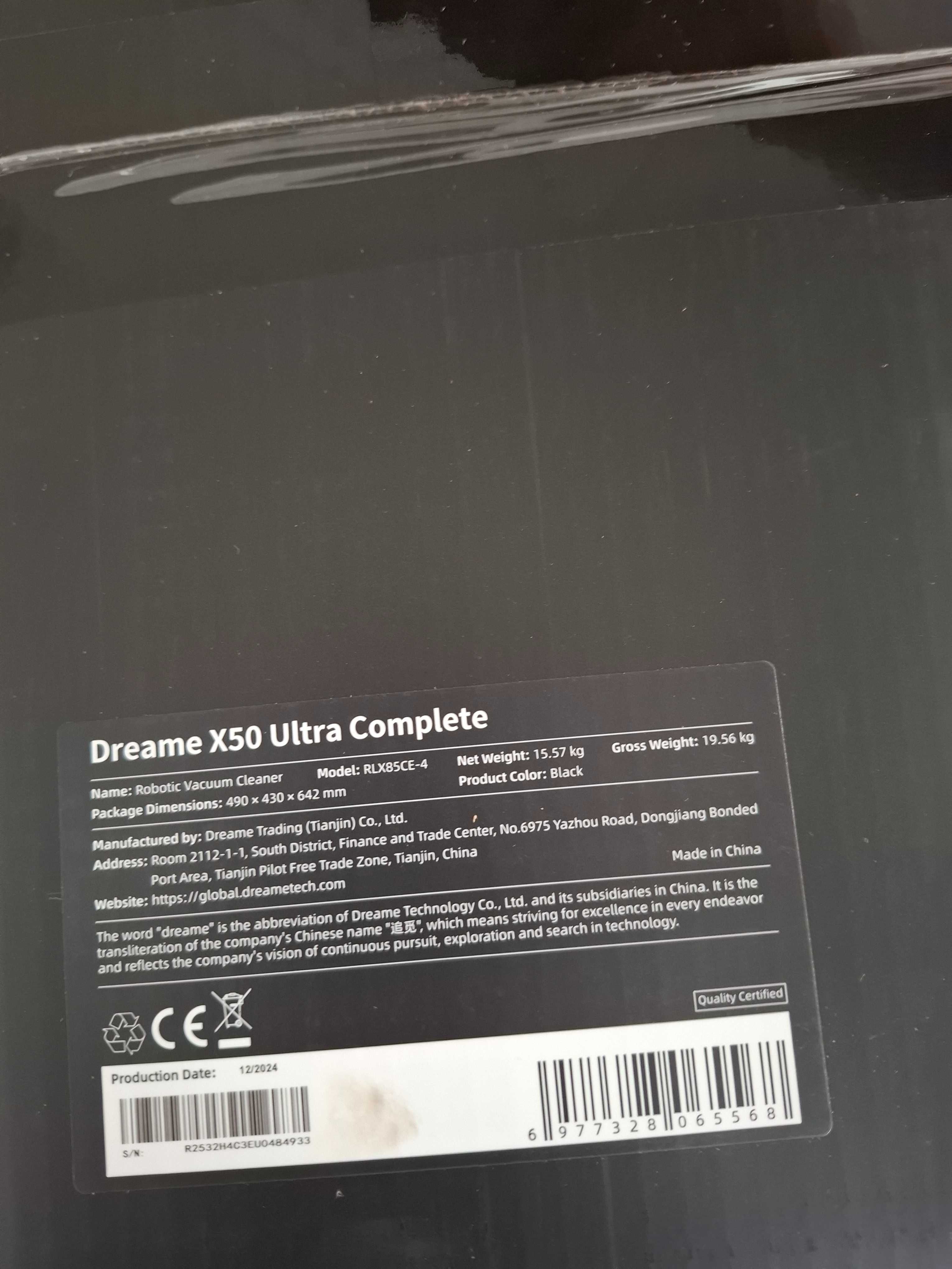 Robot sprzątający DREAME X50 Ultra Complete Czarny