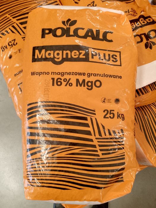 Wapno Magnezowe Granulowane POLCALC Magnez PLUS 25 kg Podnosi PH Gleby