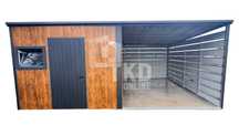 Domek Ogrodowy - 3X4 Wiata Drzwi Okno Drewnopodobny Drzwi Tkd200