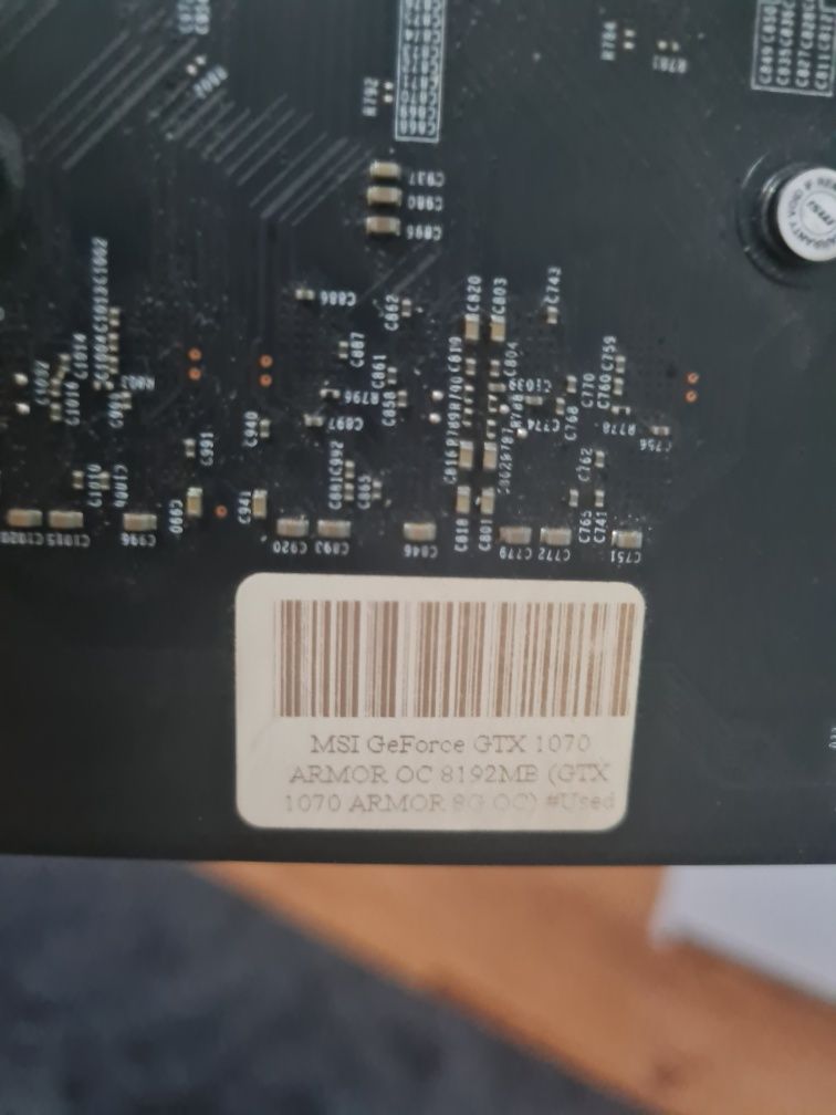 Видеокарта MSI GeForce GTX 1070 Armour GDDR5/256bit/8008 MHz