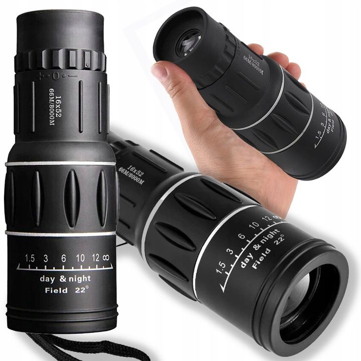 MONOKULAR luneta lornetka zoom x16 dzień noc