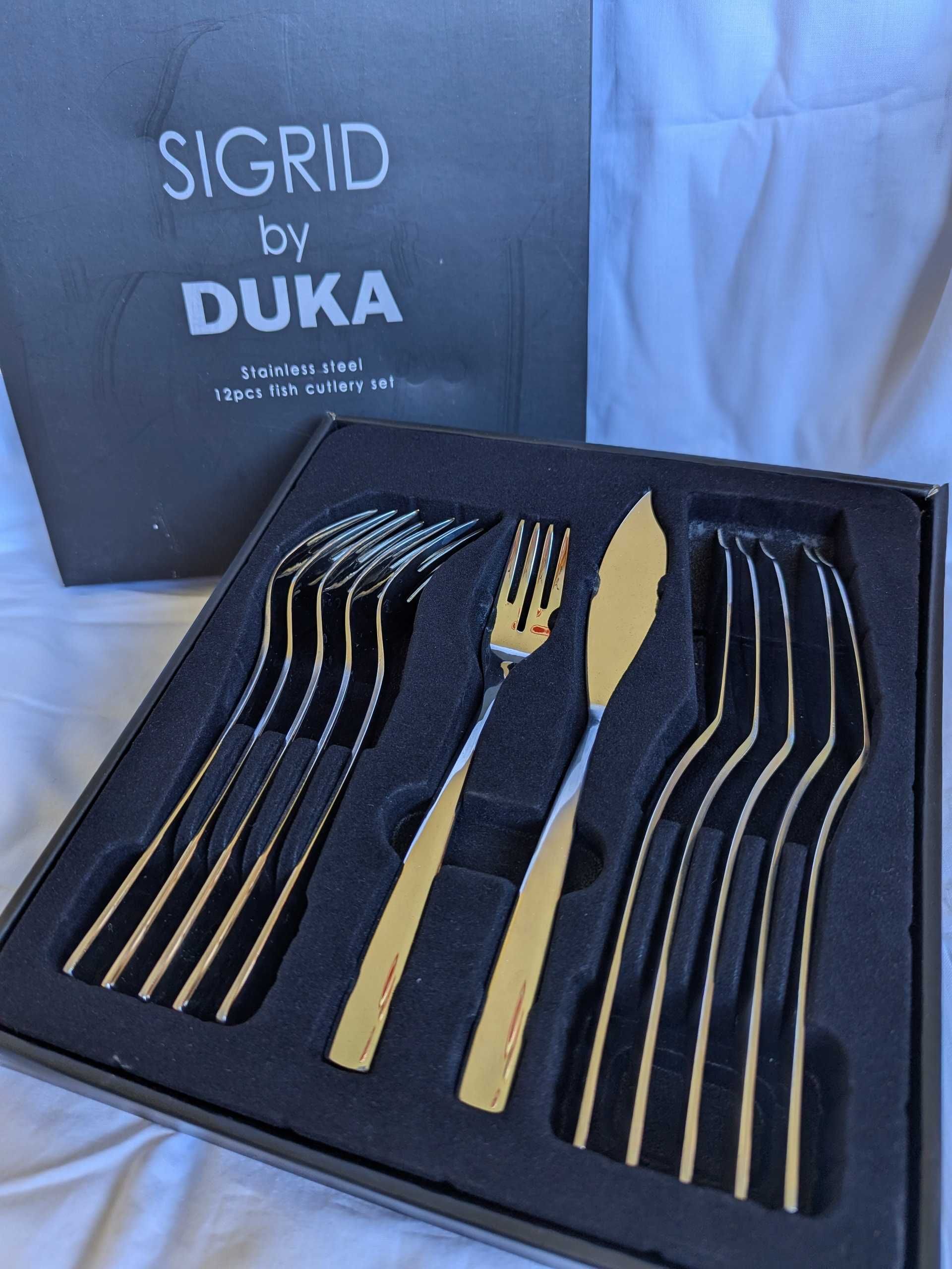 Zestaw sztućców do ryb SIGRID (DUKA) 12 sztuk
