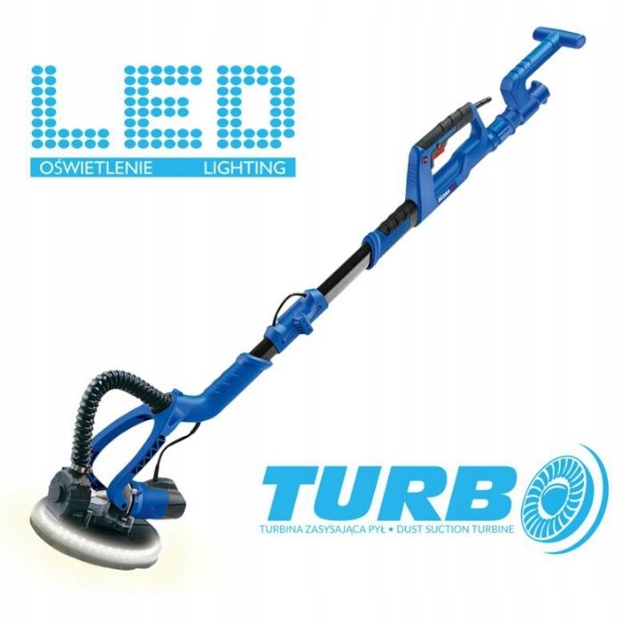 Szlifierka żyrafa do gipsu z wbudowanym odkurzaczem DEDRA DED7766 LED