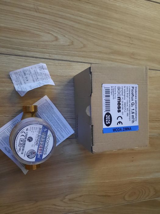 Wodomierz nowy do zimnej wody