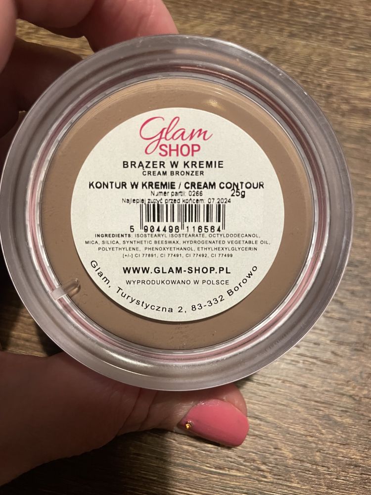 Glamshop bronzer kontur w kremie