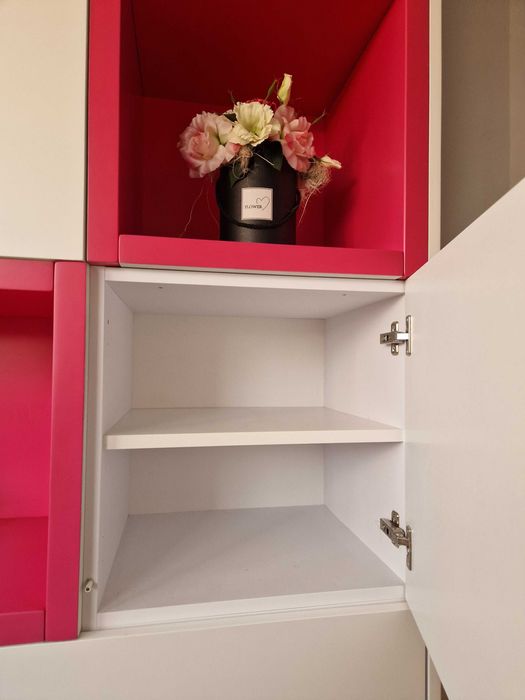 Meble dziecięce młodzieżowe dla dziewczynki zestaw