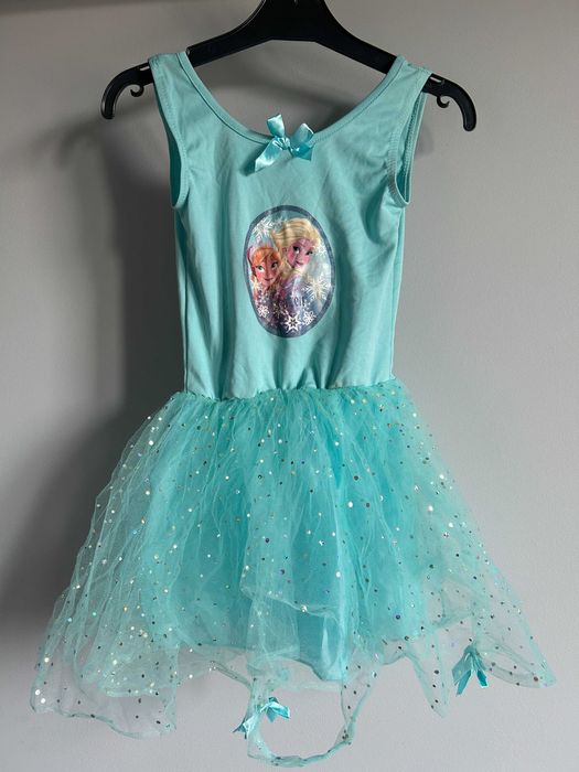 Strój przebranie Anna i Elsa Frozen 5/6 lat