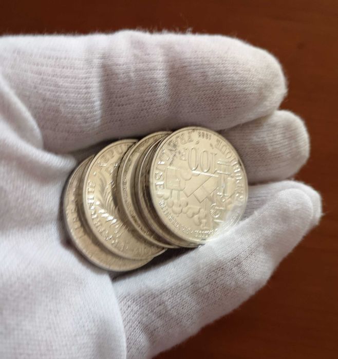 moedas prata 100 francos (#5)
