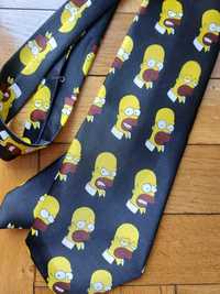 Krawat Bart Simpson Simpsons  czarny