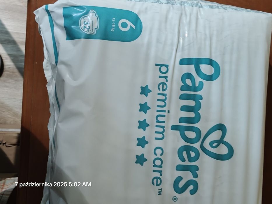 Pieluszki Pampers premium care rozmiar 6