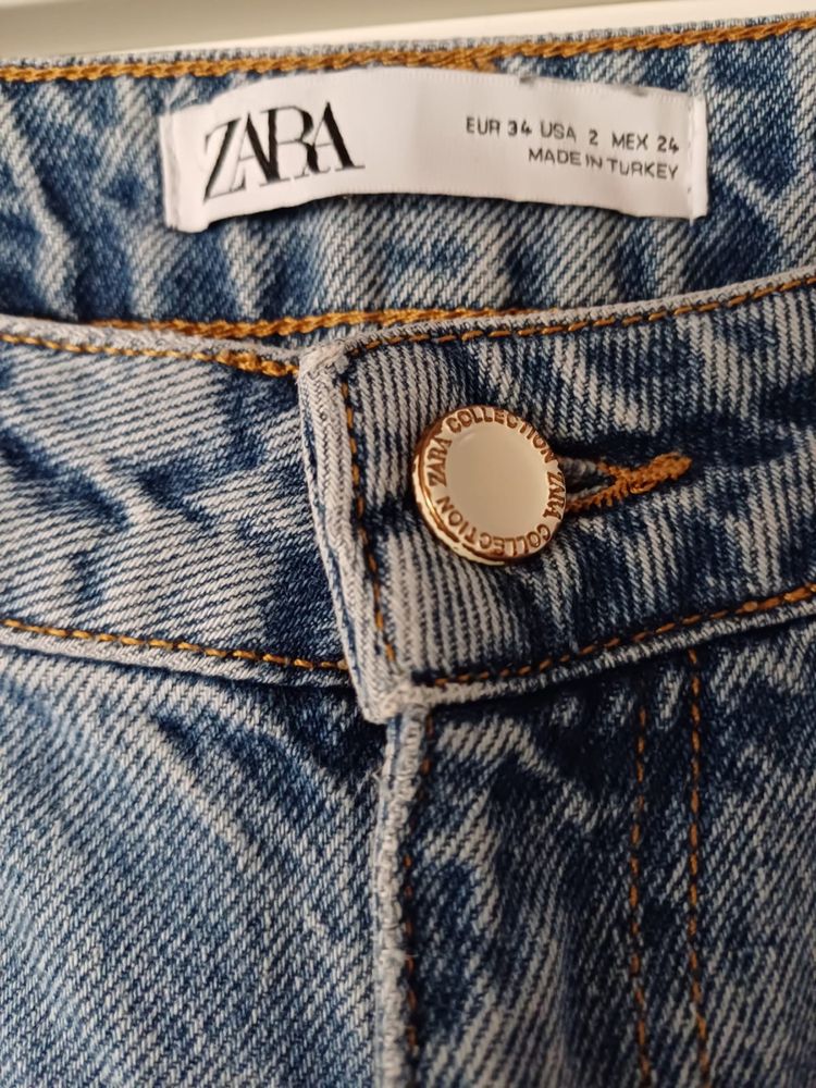 Jeansy Zara alladynki