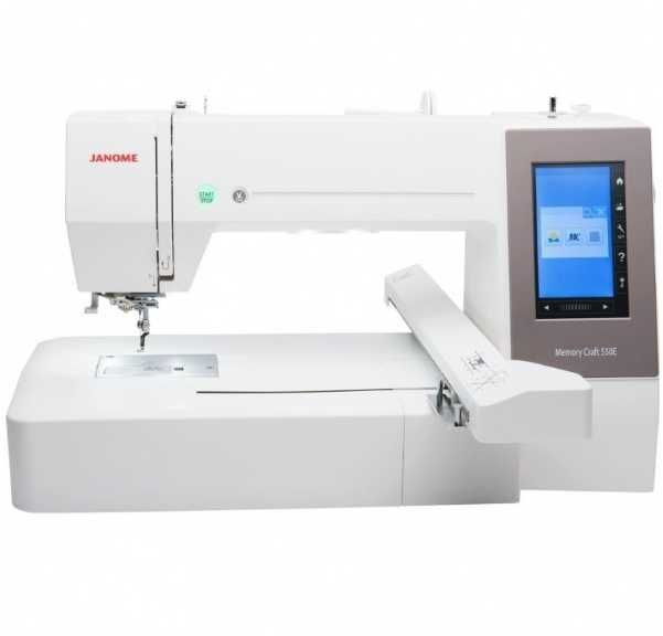Новi! Вишивальна машина Janome Memory Craft 550E