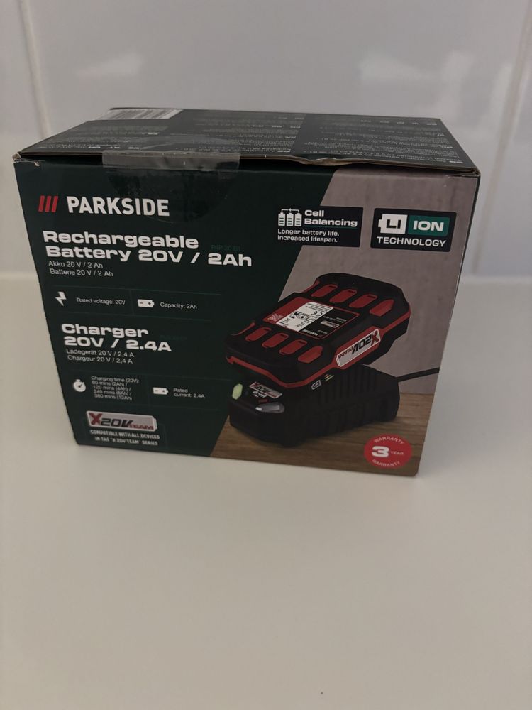 Akumulator plus ladowarka new parkside