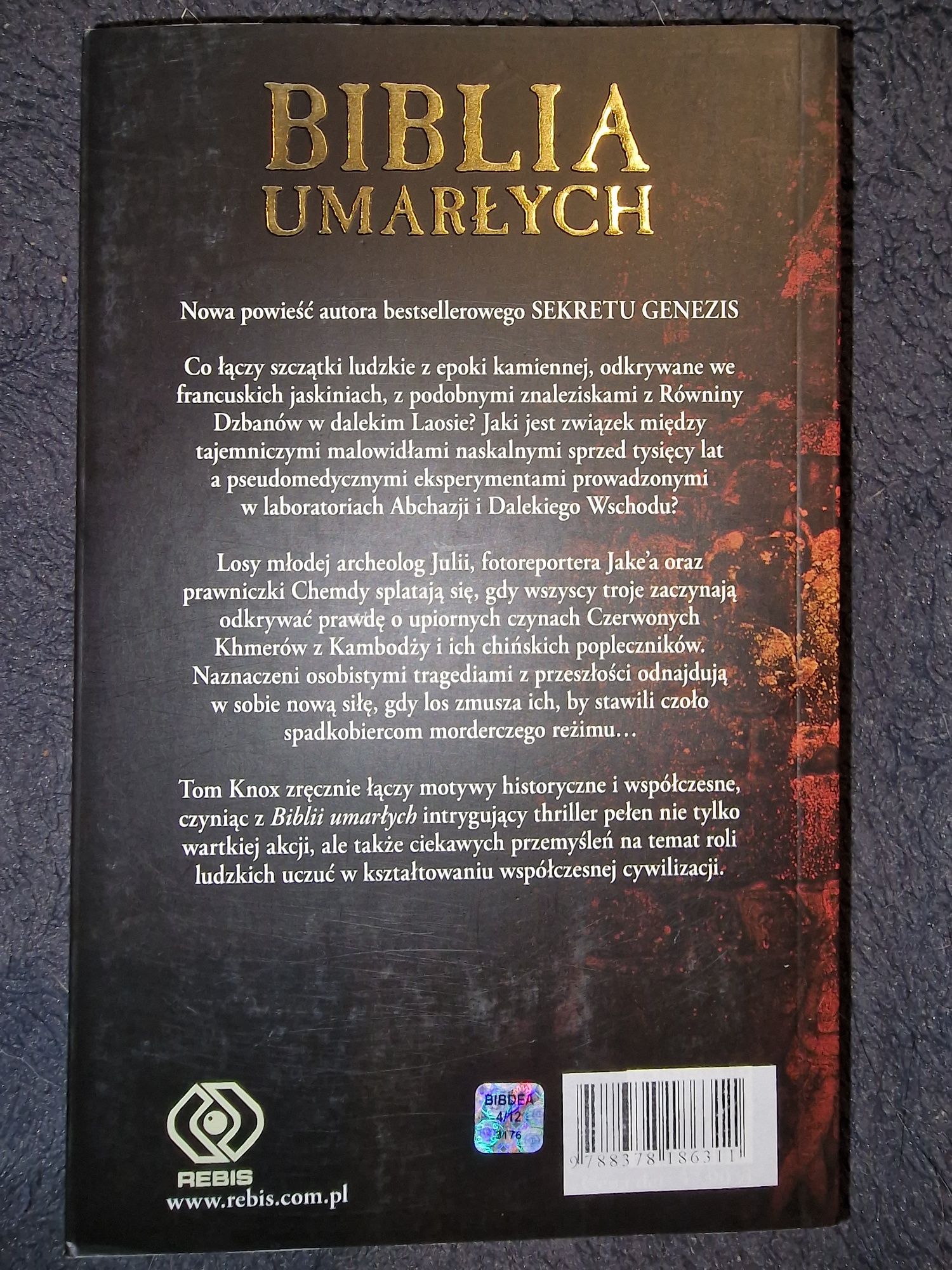 Biblia umarłych Tom Knox