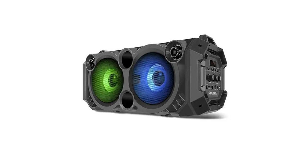 Колонка SVEN PS-550 Black bluetooth,підсвічування,караоке36W гар.12міс