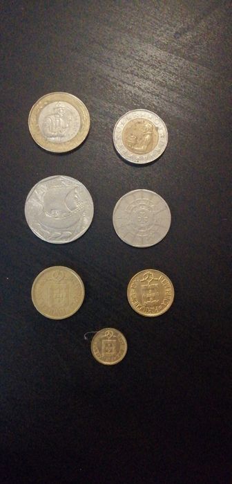 Moedas de escudos