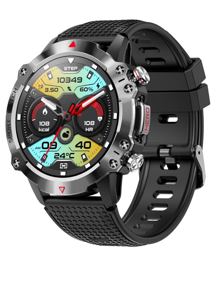 Смарт-годинник SMART WATCH KR10 | Новий | Bluetooth | Пульс, Тиск