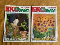 Eko świat - dwa archiwalne numery czasopisma z 2006 i 2007 r.