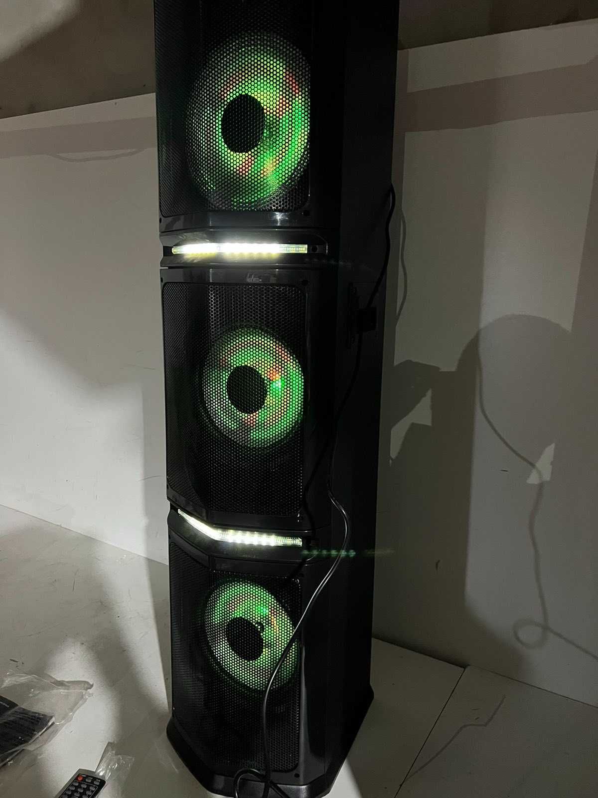 Крутая мощная активная колонка auna Clubmaster.180 Вт.Три  по 10"