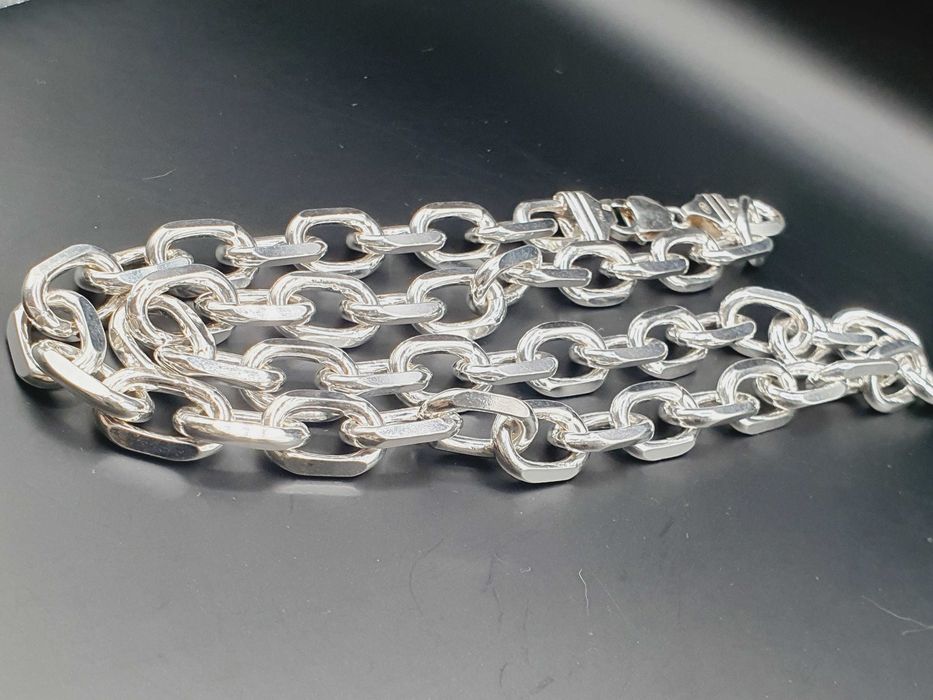 Łańcuszek Srebrny Ankier 925 Masywny