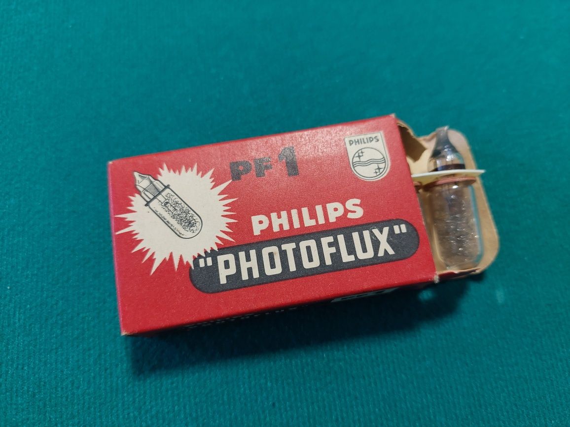 Lâmpadas flash foto vintage Philips PF1
