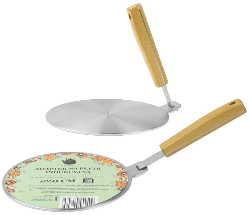 Adapter Na Płytę Indukcyjną 20 Cm Do Garnków I Patelni Odpinana Rączka
