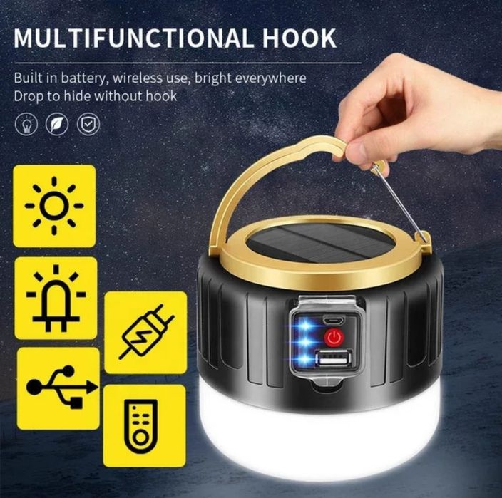 Ліхтарик світлодіодний Led, лампа, на акамуляторі