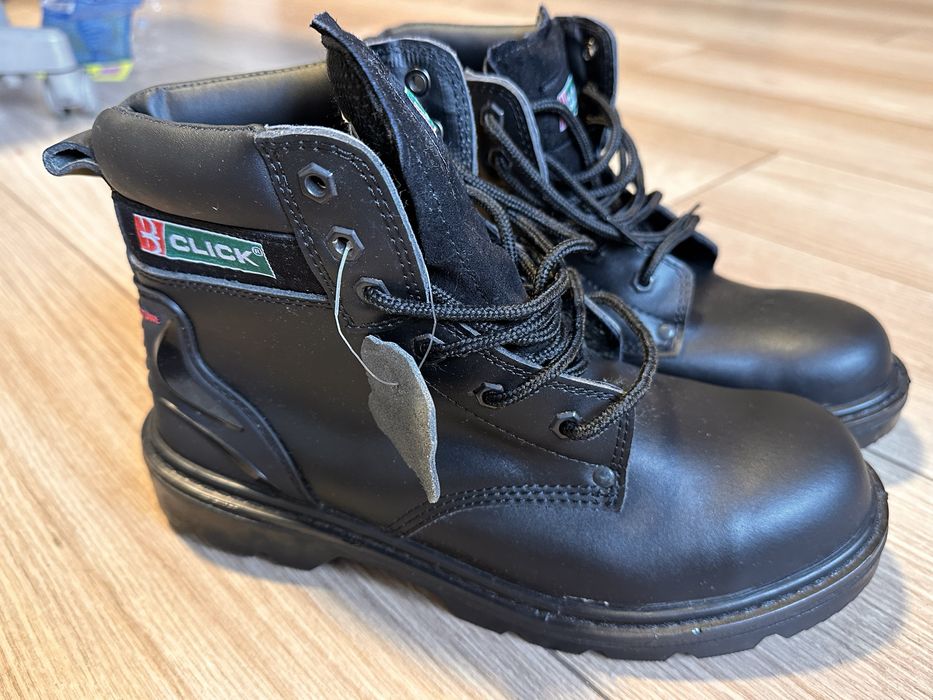 Buty robocze skóra 43 wkładka stalowa