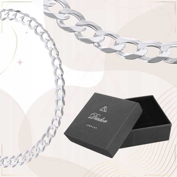 Bransoletka Srebrna 925 Męska Pancerka 5mm. POLECAM.