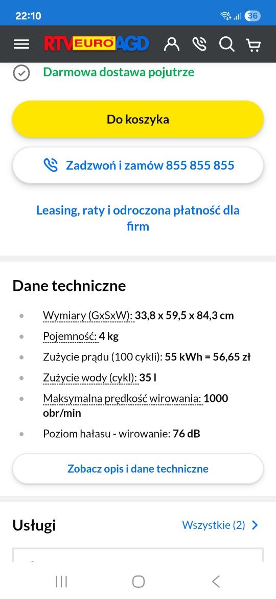 Pralka Electrolux 4kg Sensi care system