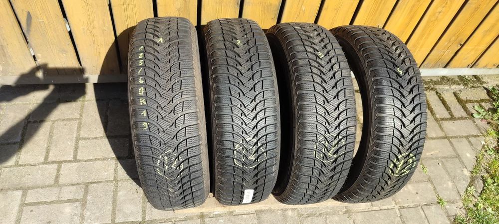 OPONY ZIMOWE 185/60R15 MICHELIN ALPIN A4 (0518) ZIMA 7mm 4SZTUKI KOMPLET
