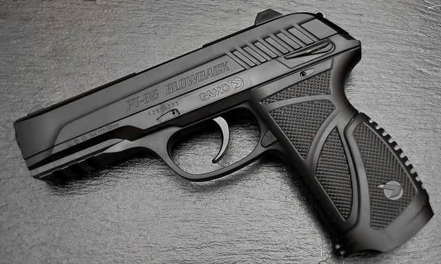 GAMO PT-85 Blowback: pistola CO2 cal. 4,5mm (Pack)