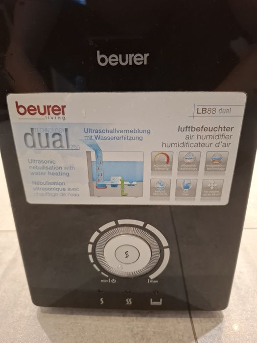 Beurer Nawilżacz powietrza czarny LB 88 dual