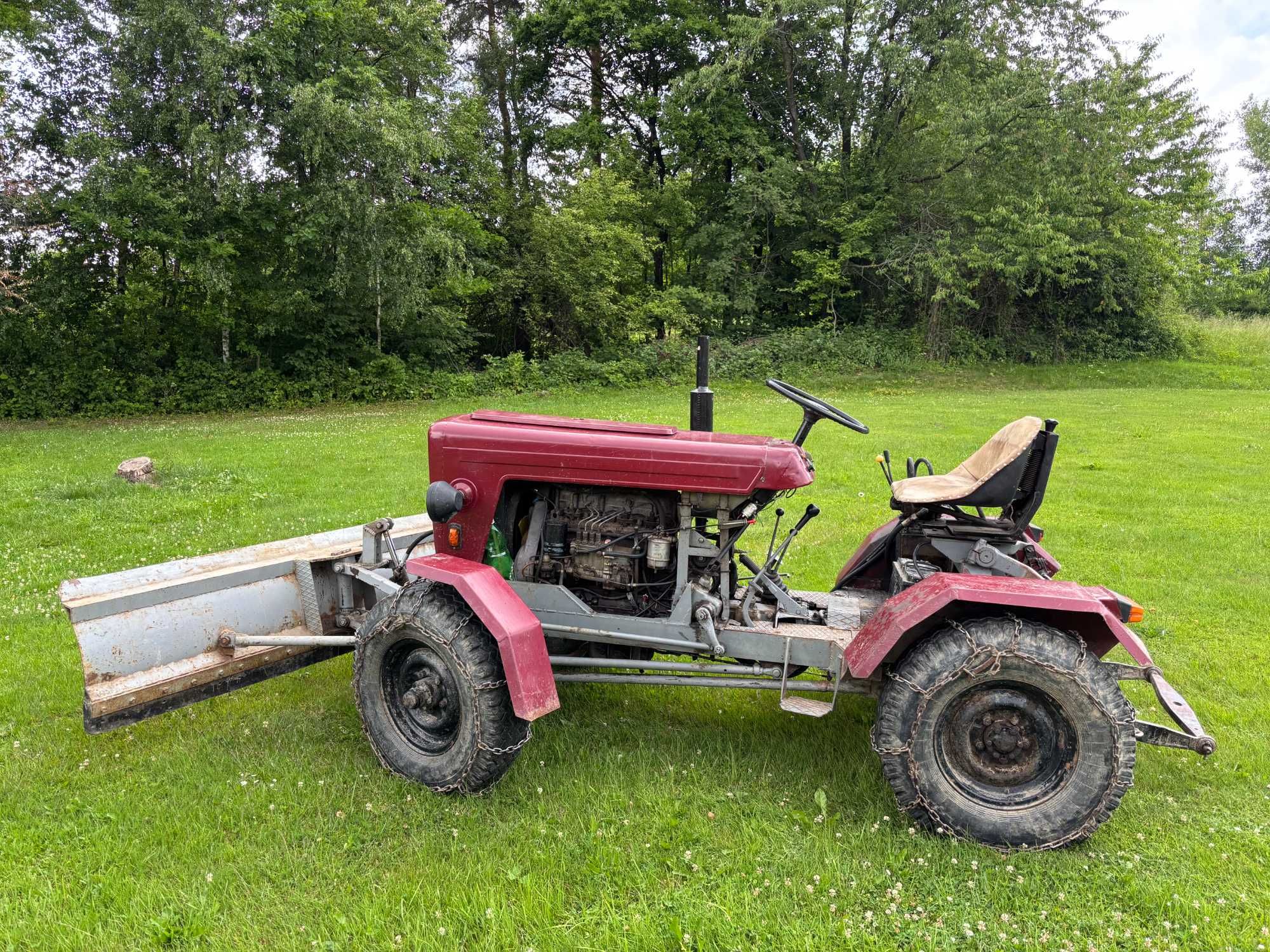traktor SAM 4x4 PŁÓG, PODNIOŚNIK tył i przód