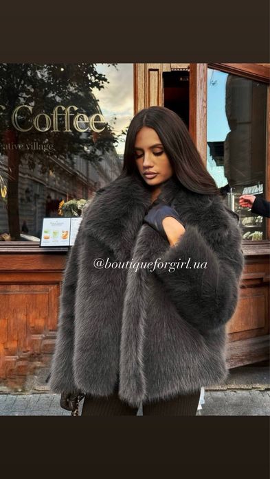 Стильна коротка шуба еко хутро+підкладка шубка 4 кольори